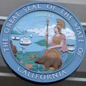 Representation of the great seal of California