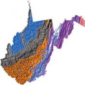 West Virginia USGS map